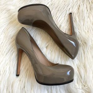 Pour La Victoire Taupe Irina Pumps Platforms